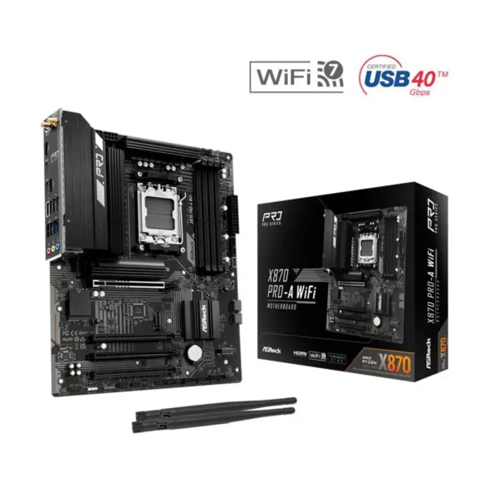 Asrock AMD AM5 X870 PRO-A WIFI, ASR-X870 PRO-A WIFI