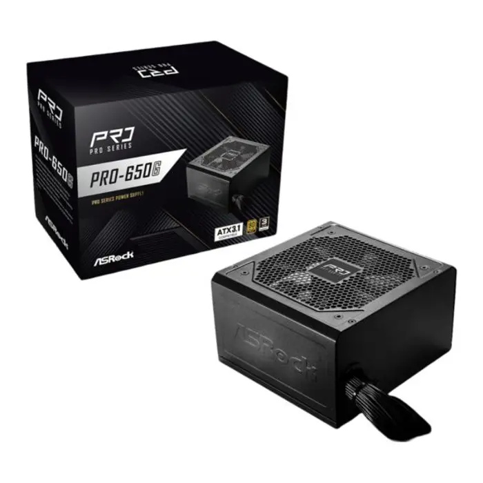 ASRock PSU PRO Series PRO-650G, 650W, 80 Gold, ASR-PRO-650G