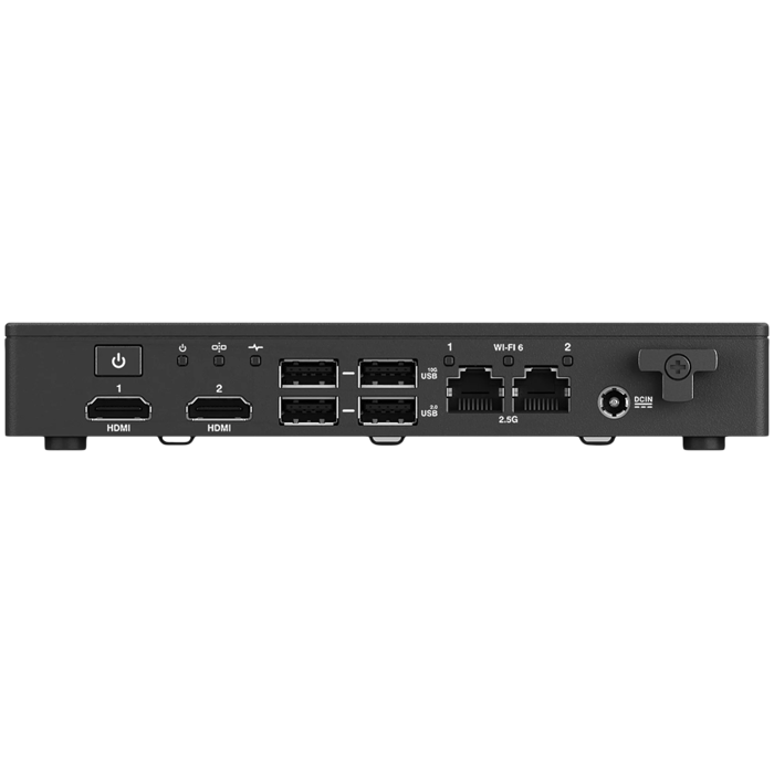 ASUS NUC Rugged/BNUC13BRKP200B02I/Intel N50/Intel UHD Graphics/6xUSB/M.2 22x80 NVMe; M.2 30x42 SATA SSD,PCI x1,USB3.2 Gen2/2,5Gbe Dual LAN/2xHDMI/64G eMMC/no RAM/AX210/no OS/EU Cord/Kit(L6)/EAN:471138