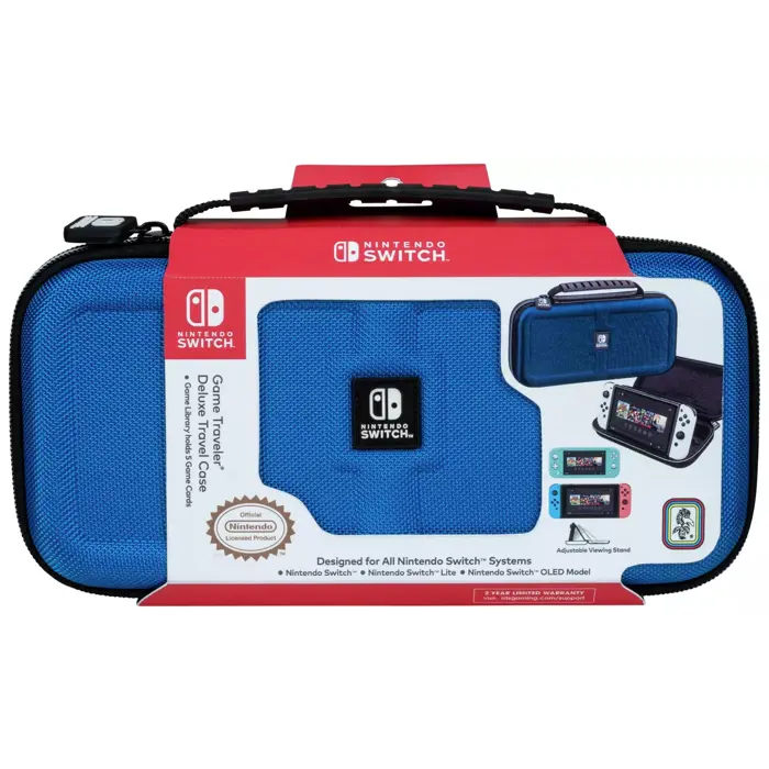 BIGBEN NINTENDO SWITCH DELUXE TRAVEL CASE BLUE