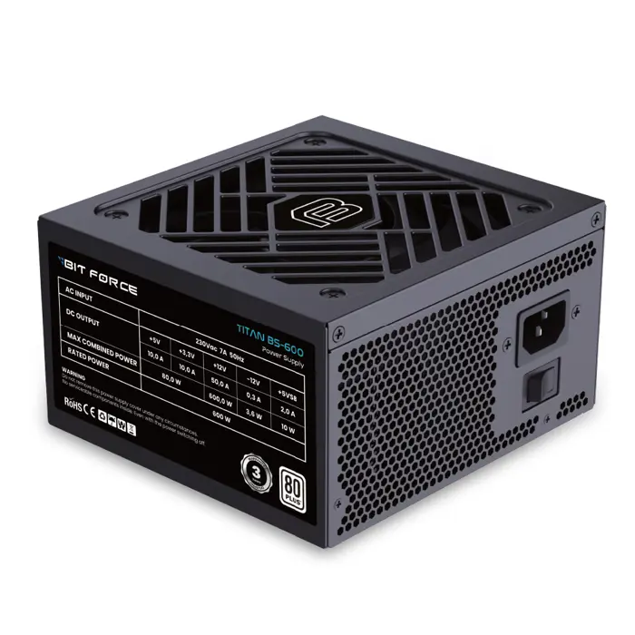 BIT FORCE napajanje 600W 80+ TITAN BS-600 ATX2.31, 76218