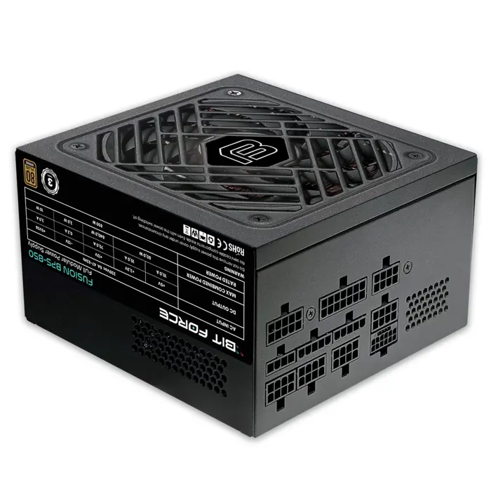 BIT FORCE napajanje 850W 80+ BRONZE FUSION BPS-850, modularno, ATX 3.1, PCI-E 5.1, 76221