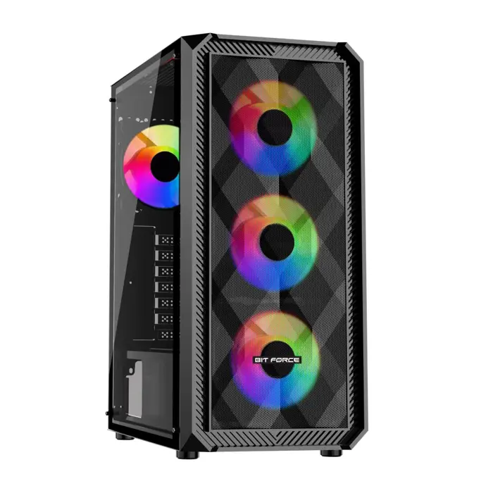 BIT FORCE računalo GAMER PC Ryzen 5 5500, 32GB DDR4, 1TB SSD, RTX 3050 6GB, Win 11 Pro, 76315