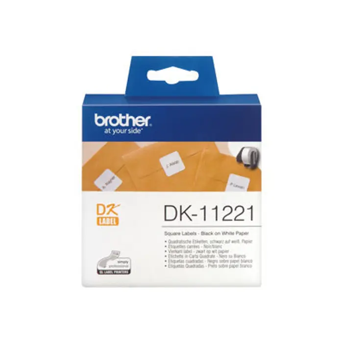 BROTHER DK11221 SQUARE LABEL 23X23MM
