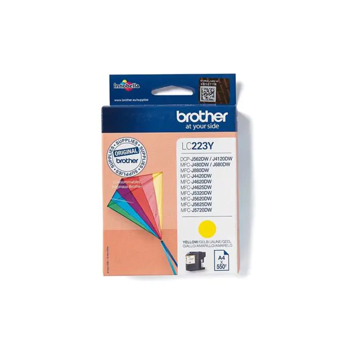 BROTHER LC223Y ink yellow 550pages