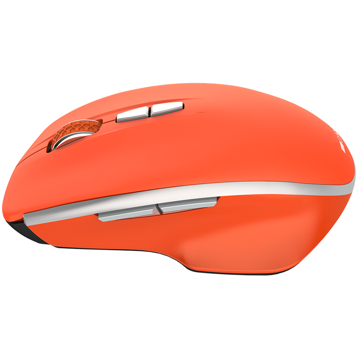 Canyon 2.4 GHz Wireless mouse ,with 7 buttons, DPI 800/1200/1600, Battery:AAA*2pcs ,Red 72*117*41mm 0.075kg