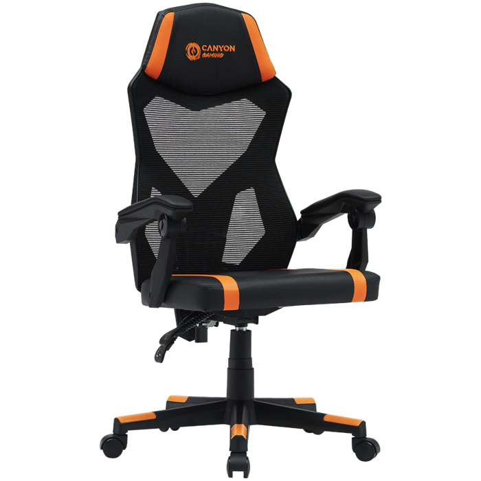 CANYON gaming chair Flow MCH01 Mesh Black Orange, CNE-MCH01
