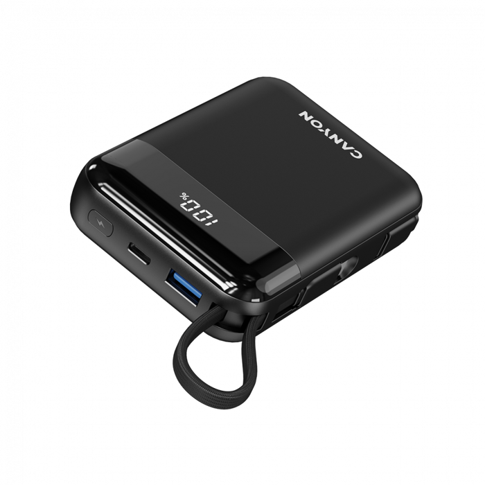 CANYON power bank OnPower 104 10000mAh Black, CNS-CPB104B