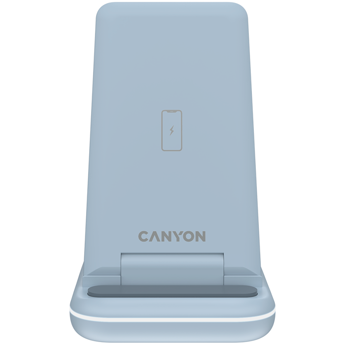 CANYON wireless charger WS-304 15W 3in1 Blue