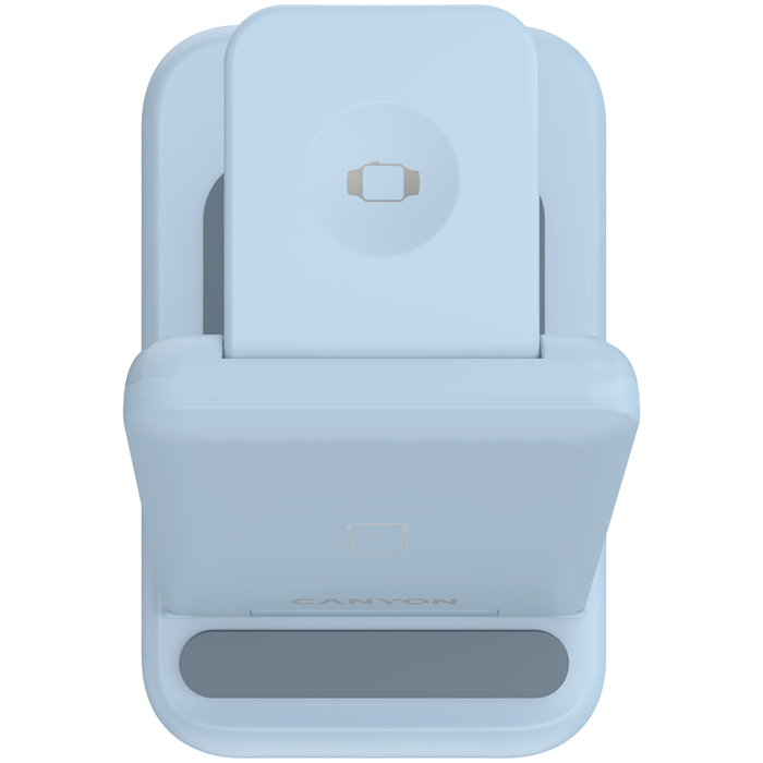 CANYON wireless charger WS-304 15W 3in1 Blue