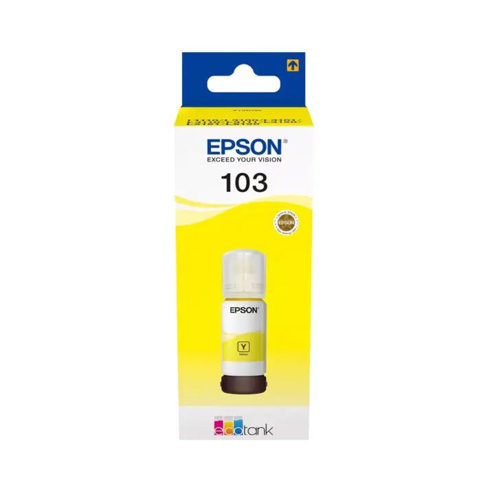 Car. Epson 103 EcoTank Yellow ink bottle (C13T00S44A) 65ml, 44319