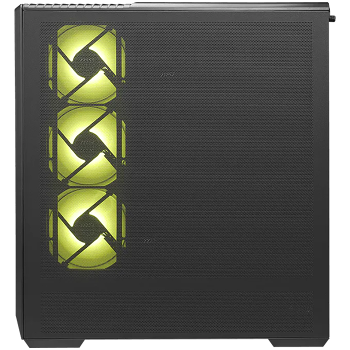 Chassis MAG PANO 130R PZ, ATX, Mid Tower, 4x Pre-installed 12mm ARGB Fan, 460 x 232 x 490 mm, Black, MAG PANO 130R PZ