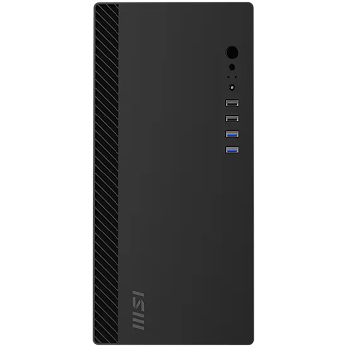 Chassis MSI PRO SHIELD M100P, Mini Tower, mATX, 1x 80 mm Preinstalled Fan, 2x USB 3.0, 2x USB 2.0, Audio Jack, 312 x 166 x 354 mm, PRO SHIELD M100P