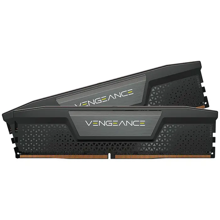 CORSAIR DDR5, 4800MT/s 32GB 2x16GB DIMM, 40-40-40-77, Std PMIC, XMP 3.0, VENGEANCE DDR5 Black Heatspreader, Black PCB, 1.1V, CMK32GX5M2A4800C40
