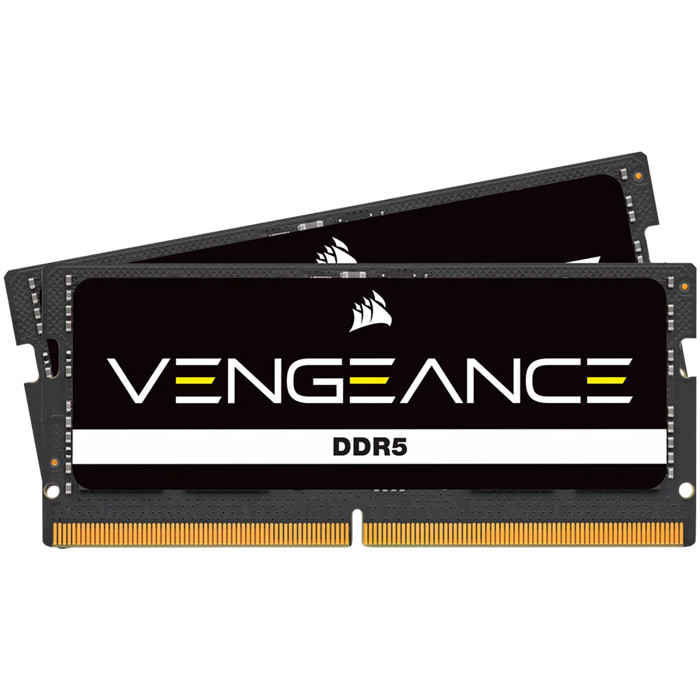 CORSAIR VENGEANCE DDR5 SODIMM 64GB (2x32GB) DDR5-5200 (PC5-41600) C44 1.1V, CMSX64GX5M2A5200C44