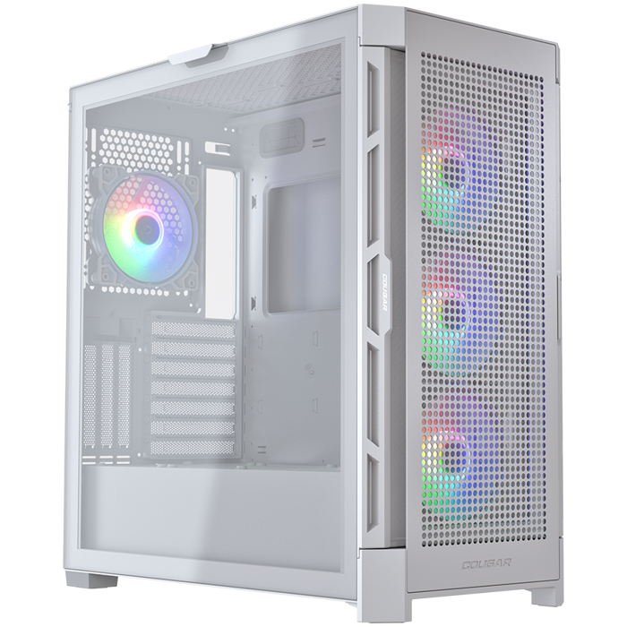 COUGAR AIRFACE PRO RGB PC Case, Mid Tower, White, CGR-5AD1W-AIR-RGB