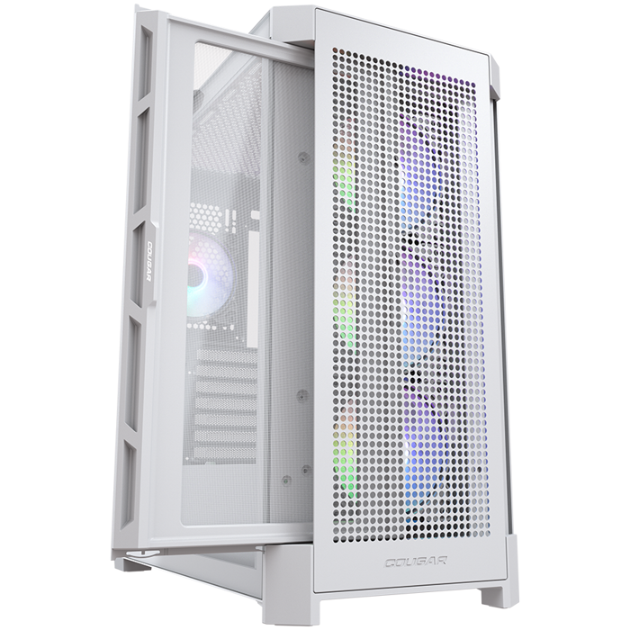 COUGAR AIRFACE PRO RGB PC Case, Mid Tower, White, CGR-5AD1W-AIR-RGB