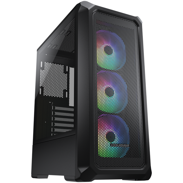 COUGAR Archon 2 Mesh RGB PC Case, Mid Tower, Black, CGR-5CC5B-MESH-RGB-AS