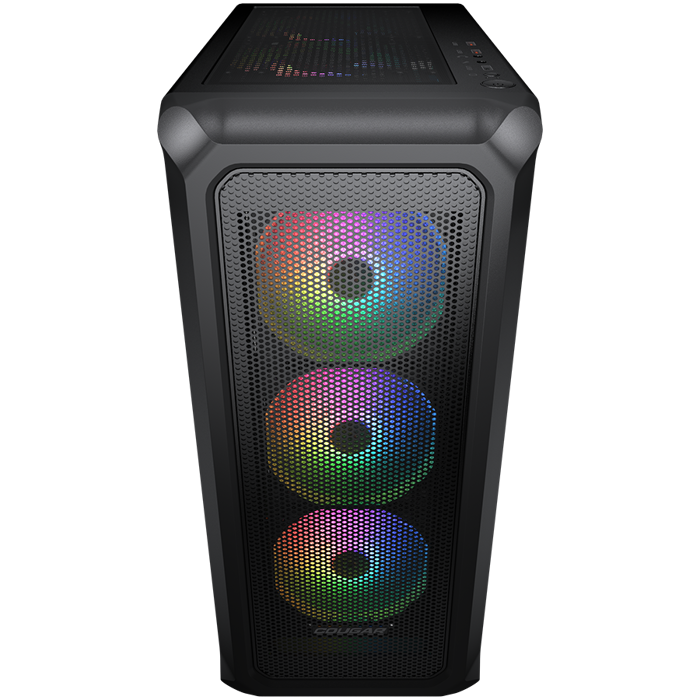 COUGAR Archon 2 Mesh RGB PC Case, Mid Tower, Black, CGR-5CC5B-MESH-RGB-AS