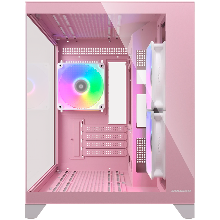 COUGAR FV150 Mini RGB PC Case, Mid tower, Pink, CGR-2QA6P-RGB