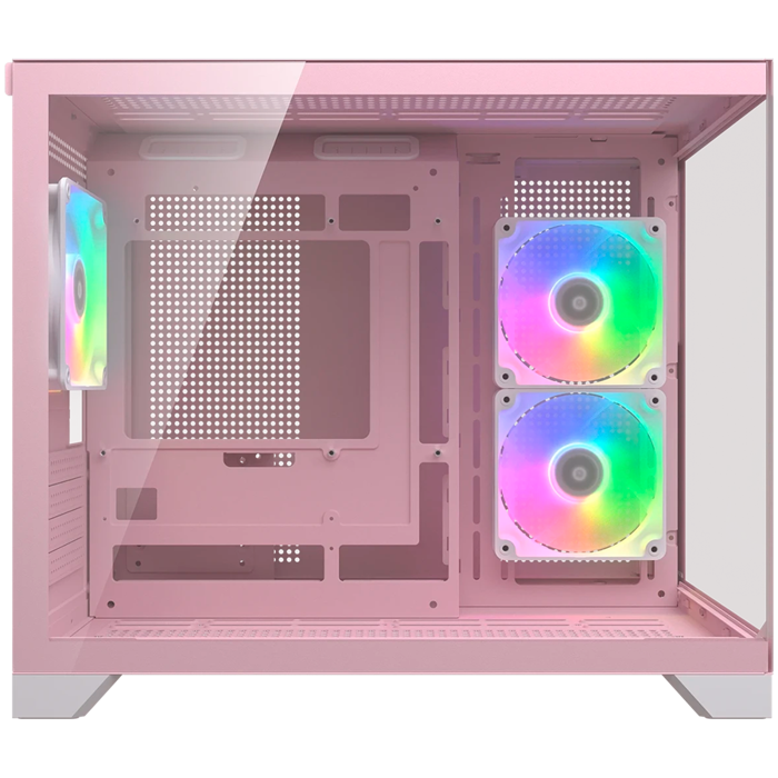 COUGAR FV150 Mini RGB PC Case, Mid tower, Pink, CGR-2QA6P-RGB