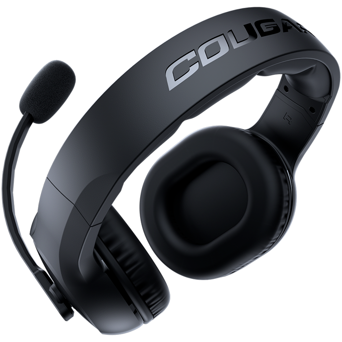 Cougar I HX330 I 3H250P50B.0001 I Headset I Stereo 3.5mm 4-pole and 3-pole PC adapter / Driver 50mm / 9.7mm noise cancelling Mic. / Black