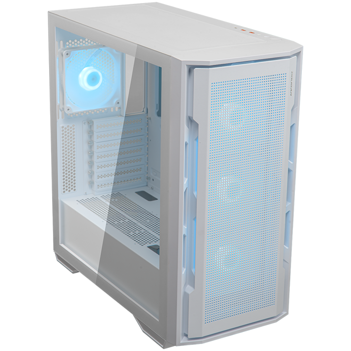 COUGAR UNIFACE RGB PC Case, Mid Tower, White, CGR-5C78W-RGB