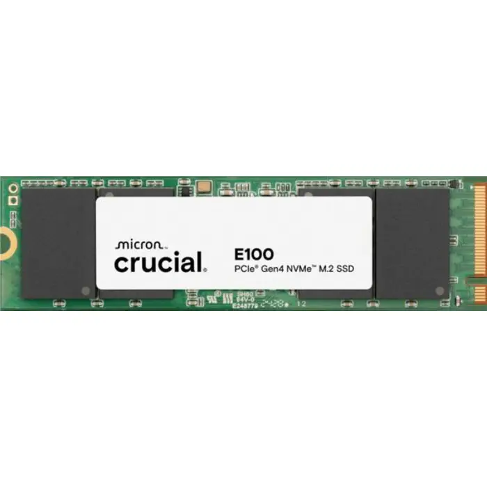Crucial 1 TB M.2 SSD, E100 NVMe Gen. 4x4, Bulk, CRU-CT1000E100SSD8T