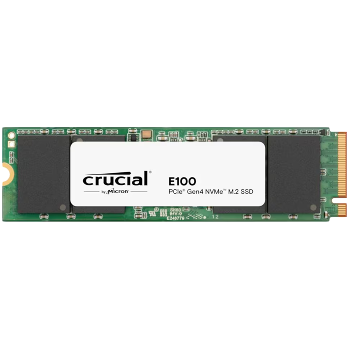 Crucial E100 1TB PCIe Gen4 2280 NVMe M.2 SSD (Tray), CT1000E100SSD8-T