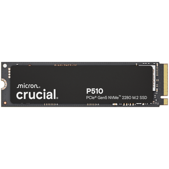 Crucial P510 2TB PCle Gen5 NVMe 2280 M.2 SSD, CT2000P510SSD8