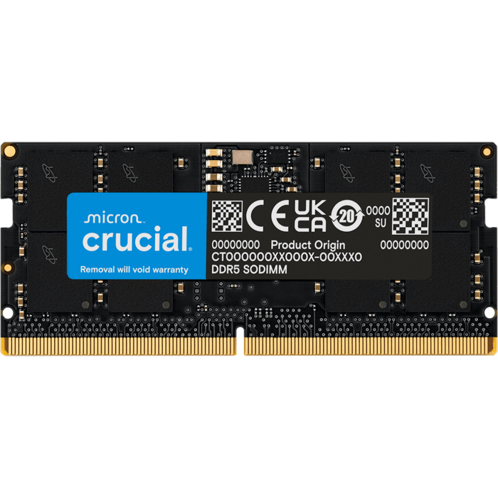 Crucial SO-DIMM 32GB DDR5 5600MHz, CL46 1.1V, 78531