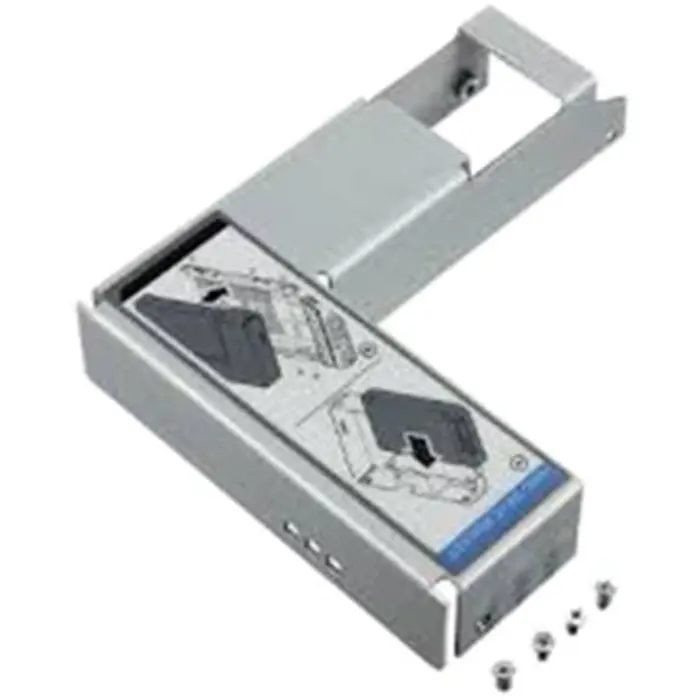 DELL EMC Hard Drive Bracket Converter 2.5" to 3.5". Install a 2.5" SATA/SAS/SSD drive in the 3.5" Tray