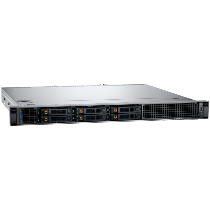 DELL EMC PowerEdge R260, 2x3.5", Intel Xeon 6315P (2.8G, 4C/4T, 12MB, Turbo (55W)), 16GB UDIMM 5600MT/s ECC, 2TB HDD SATA 7.2K, Embedded SATA, iDRAC9 Enterprise, Single 700W Hot-Plug PSU, TPM 2.0 V6,