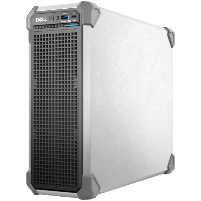 DELL EMC PowerEdge T160, 3x3.5"+2x2.5" SATA, Xeon 6 6315P 2.8G 4C/4T, 16GB UDIMM 5600 ECC, 480GB SSD SATA RI, iDRAC9 Ent, 300W PSU, TPM 2.0 V6, BCM 5720 DP 1GbE, No RAID, No OS, Tower, 3Y, PROMO_T160_