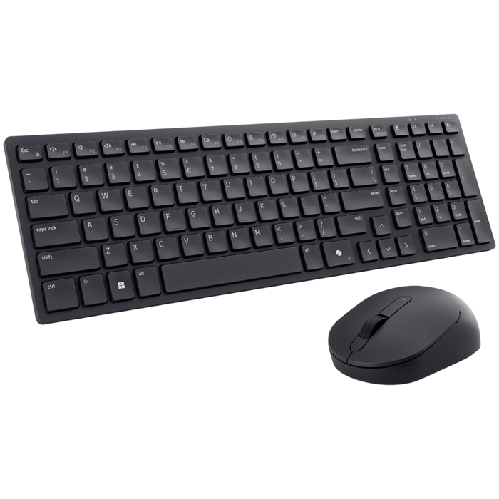 Dell Pro Compact Silent Keyboard and Mouse - KM555 - Adriatic (QWERTZ), 580-BBVP-09