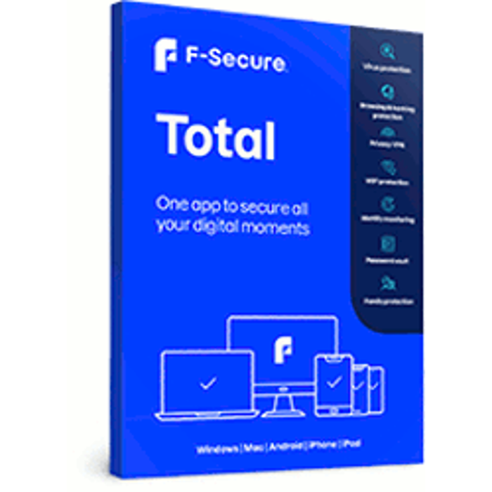 F-Secure Total elektronska licenca 2g,7 uređaja, 1000002Y07D