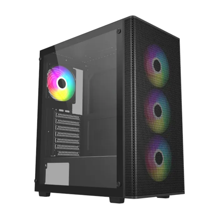 FSP M220, ARGB, 1xU3, 2xU2, crno, POC0000313