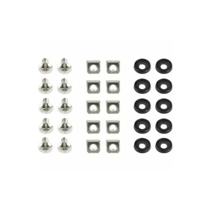 Gembird 19'' rack mounting set (bolt, nut, washer), 10 pcs set