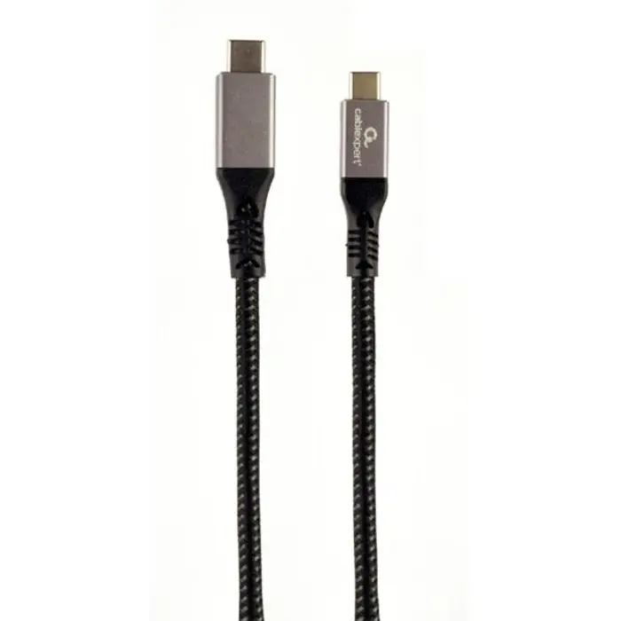 Gembird Premium USB 3.2 Gen. 2x2 Type-C charging data cable, 20 Gbps, 100 W, 1.5 m, GEM-CCBPUSB3CMCM100