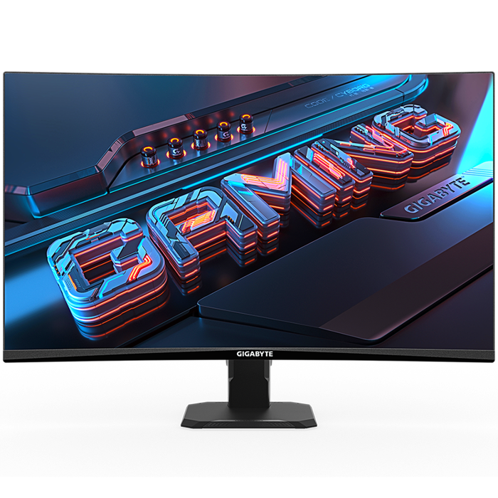 Gigabyte 27" FHD Super Speed VA 1500R 180Hz 108% sRGB 1ms 250 cd m2 3000:1 FreeSync Premium Pro G-SYNC Compatible 178°(H) 178°(V) colors 16.7m 2*HDMI 2.0 1*Displayport 1.4 1*Earphone Jack Tilt