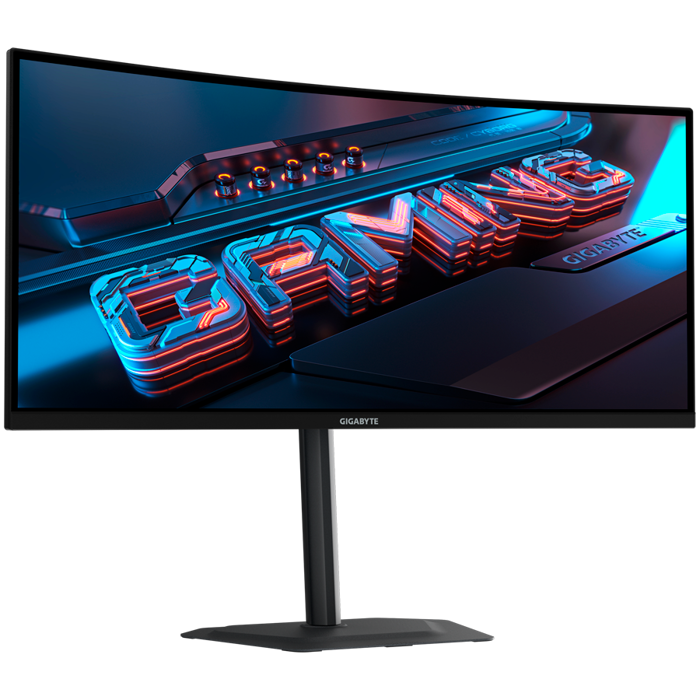 Gigabyte 34" 3440 x 1440 (WQHD), VA 1500R 200Hz, 125% sRGB, 1ms, 450 cd/m2, 4000:1 FreeSync Premium Pro, HDR 400, HDMI, DisplayPort, Speakers, G34WQC2 EK