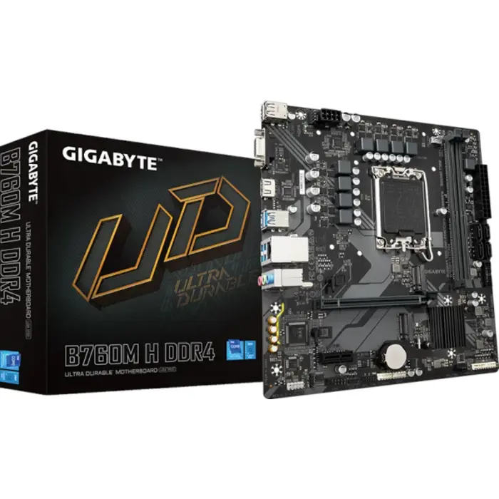 Gigabyte B760M H, DDR4, s1700, mATX, B760M H DDR4