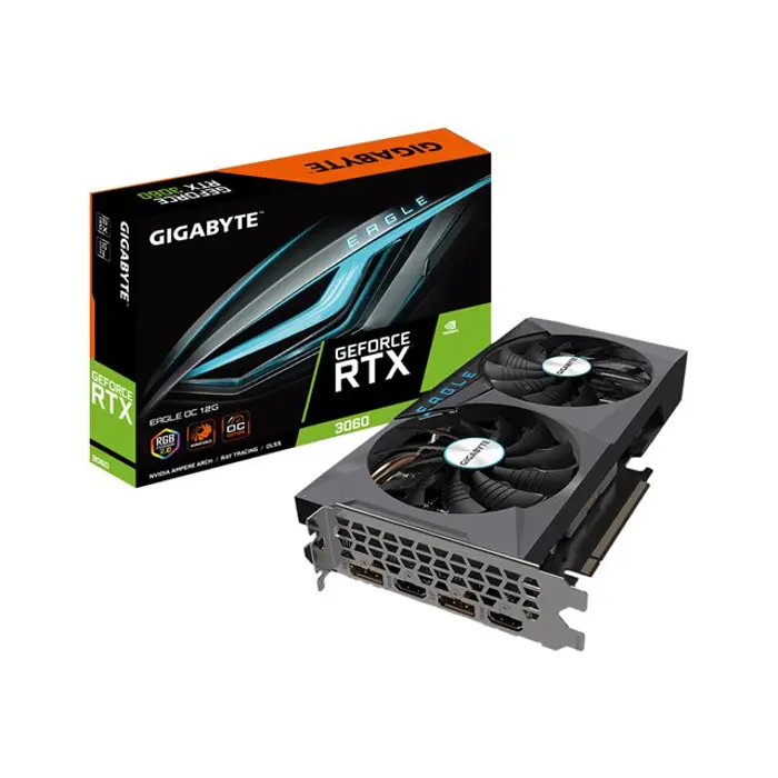 GIGABYTE GeForce RTX 3060 EAGLE 12GB, GV-N3060EAGLE-12GD