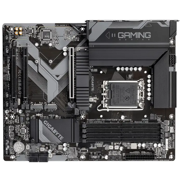 Gigabyte MB B760 GAMING X GEN 5, DDR5, S.1700, DDR5/5600, PCIe 4.0, 2.5 G-LAN, HDMI/DP, USB-C, ATX, 76137