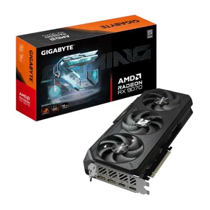 Gigabyte RX 9070 GAMING OC, 16GB, 9VR9070GO-00-G10
