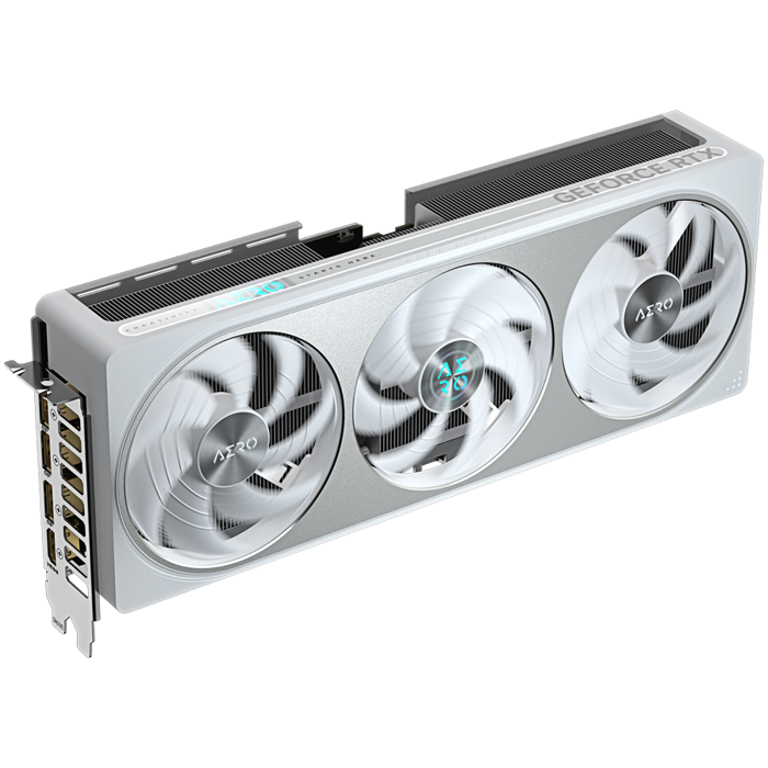 GIGABYTE Video Card NVIDIA GeForce RTX 5070 AERO OC 12G (12GB GDDR7/192bit, PCI-E 5.0, Recommended PSU 750W, 16Pin Power connector, 3x DP, 1x HDMI), GV-N5070AERO OC-12GD