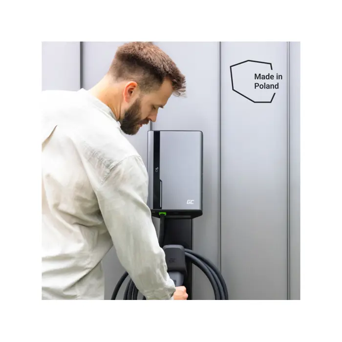 Green Cell (EVGC021B2275) HabuDen 22kW 32A, punjač Tip 2 za punjenje električnih vozila i Plug-In hibrida, 7.5m, GC App, BT/WiFi, 76314