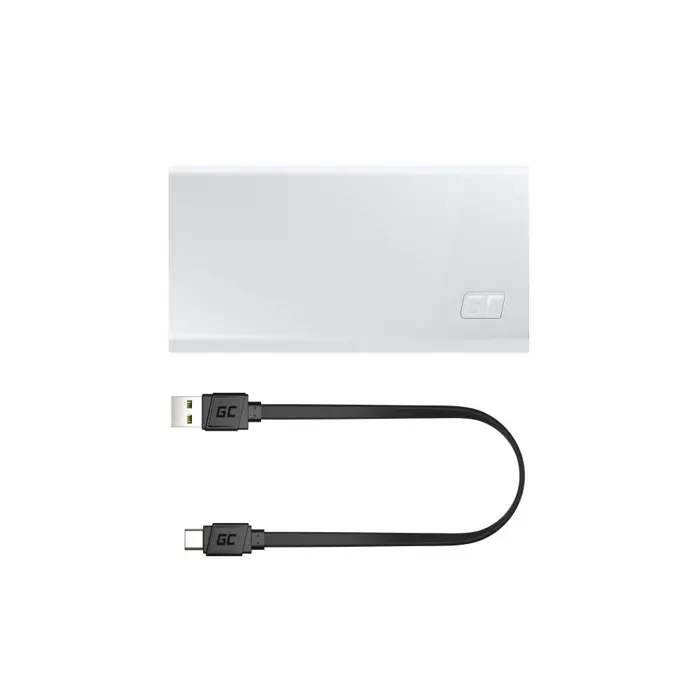 Green Cell GC PowerPlay 20S powerbank 20000mAh 22.5W PD USB C, 3x USB-C, USB-A, Fast Charging, bijeli, 67536