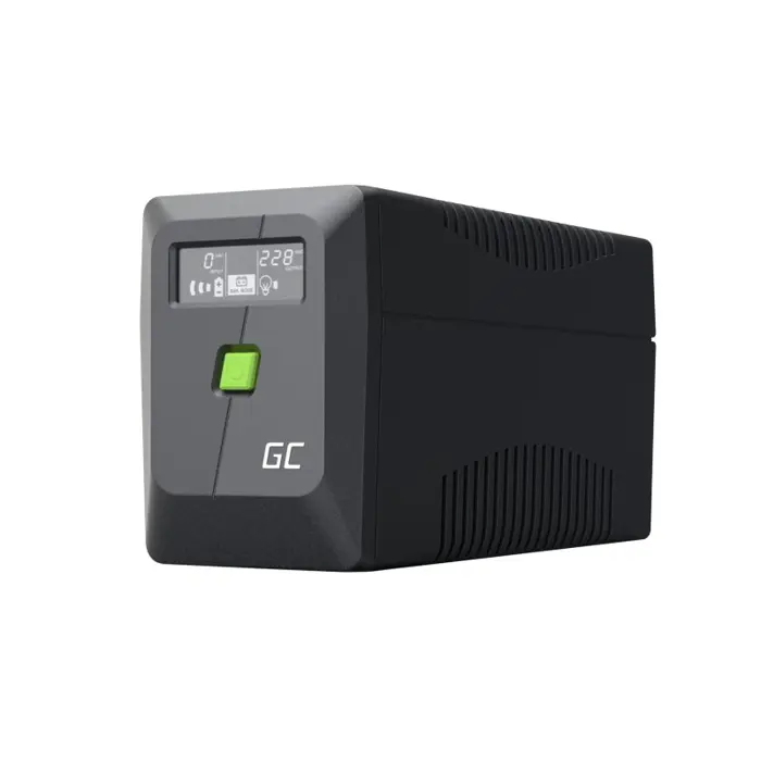 Green Cell UPS (UPSLM480) 850VA/480W, Modified sine wave, Line Interactive AVR, LCD, 77646