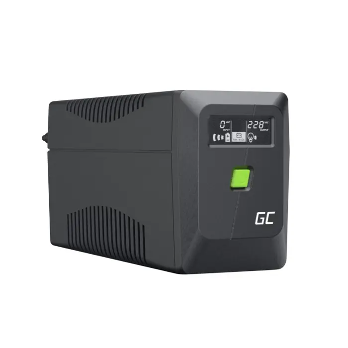 Green Cell UPS (UPSLM480) 850VA/480W, Modified sine wave, Line Interactive AVR, LCD, 77646